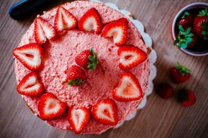 strawberry cake